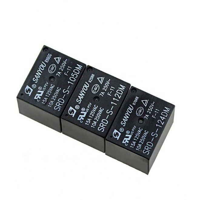Hot selling relays SRD-S- 105DM SRD-S- 112DM SRD-S- 124DM 5V12V24V 4pin DIP original