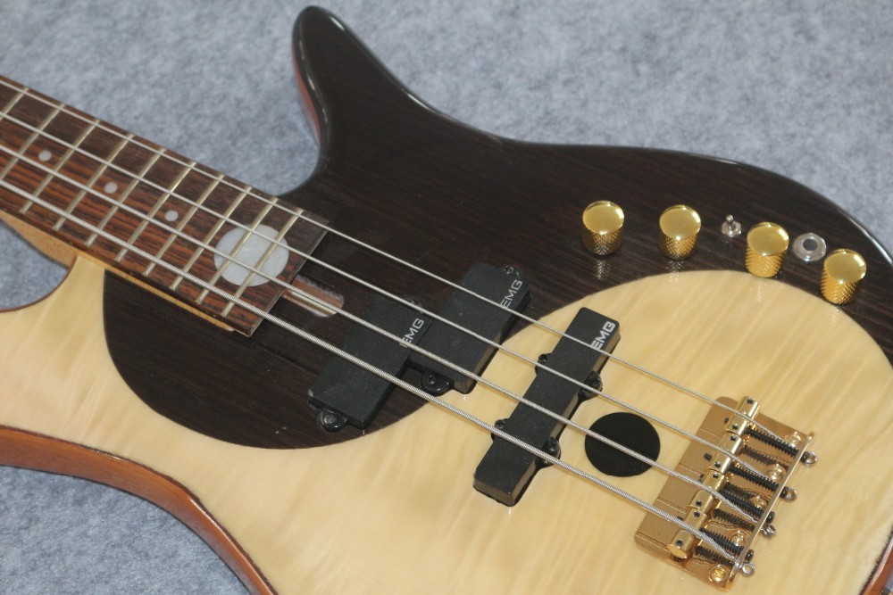 4 Strings Electric Bass Guitar maple Body / Bass Guitar Bass Music instruments Free Shipping
