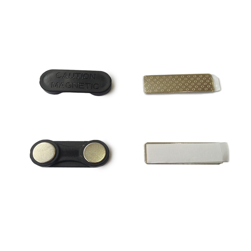 Reusable ABS Plastic Magnetic Name Badge N35 Neodymium Retractable
