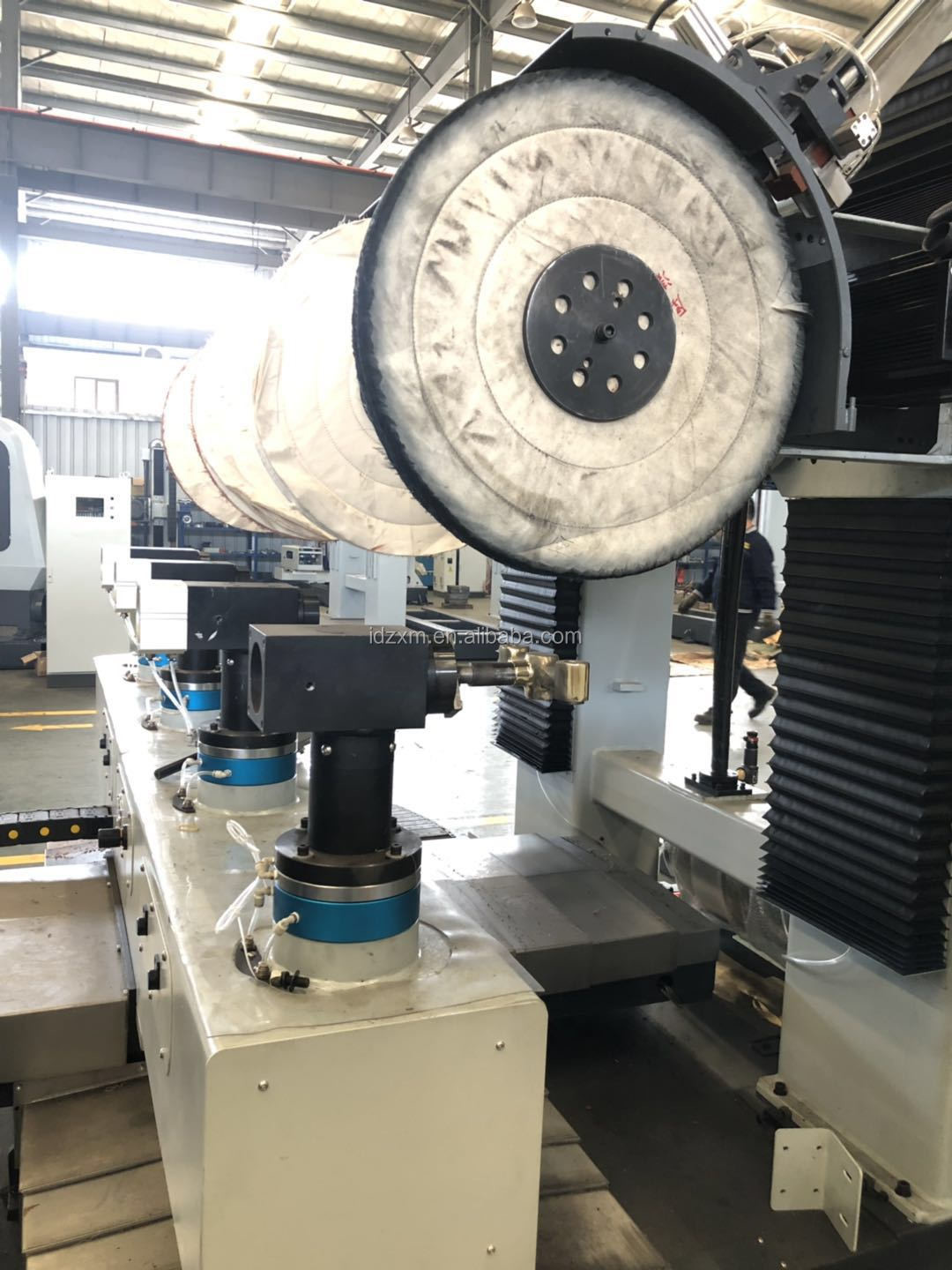 Six Axis Four Station CNC High Precision Metal Polishing Machine For Brass Handle