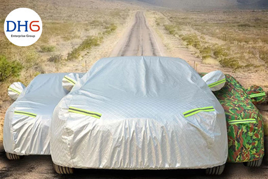 Soft Cloth Waterproof Outdoor Car Cover Rain Protection Polyester Non PP Cotton