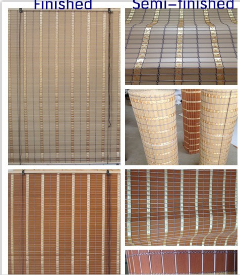 PVC Outdoor Bamboo Shades Compact Framework Long Lifespan High Flatness