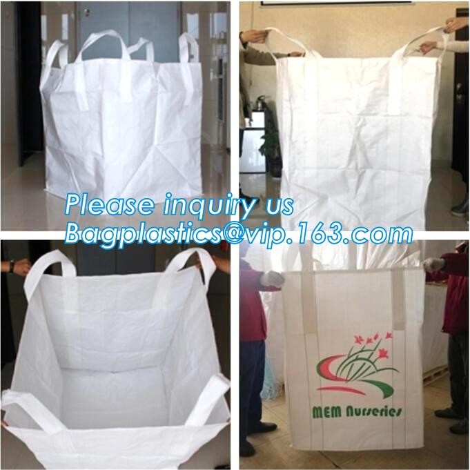 uv resistant pp woven big bags 1000kg for peat,Cheap price 1 ton jumbo bags industrial FIBC sand pp woven big bag, BAGPA