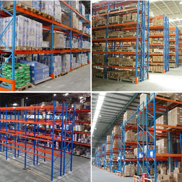 Steel Multi-tier Warehouse Storage Pallet Racking System for Customer Size Selections