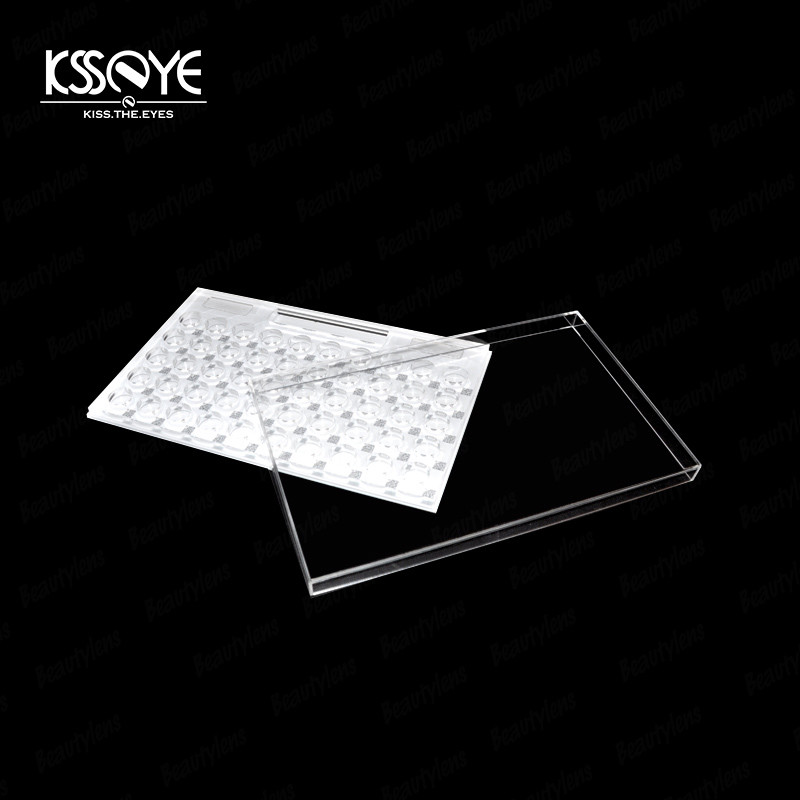 Clear Acrylic Daily Contact Lens Organizer Case Box For Optical Shop Display