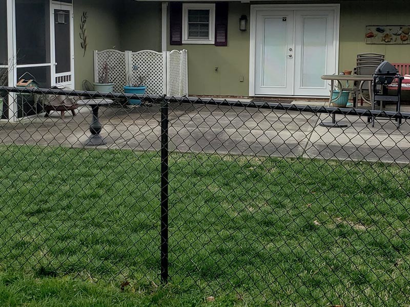 Vinyl Coated 50mm×50mm Chain Metal Fence Link Fabric Security