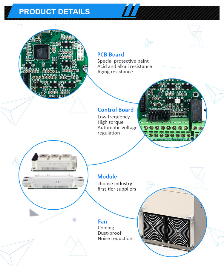 IP20 Portable Custom Inverter Variable Speed Driver For Pump System
