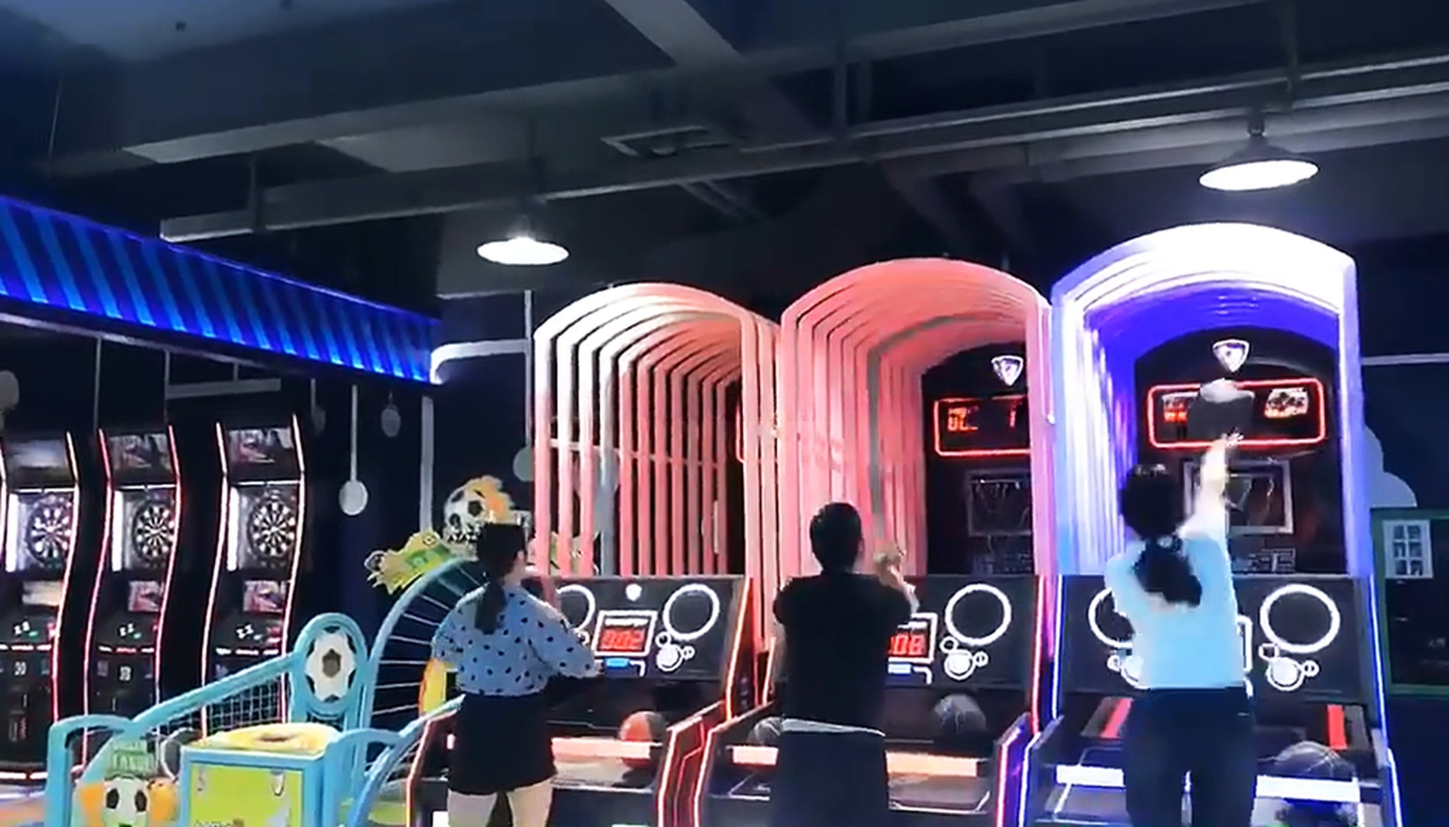 Dreamland Exclusive Luxury Coin Operated Street Basketball Games Slam King Basketball Arcade Game Machine