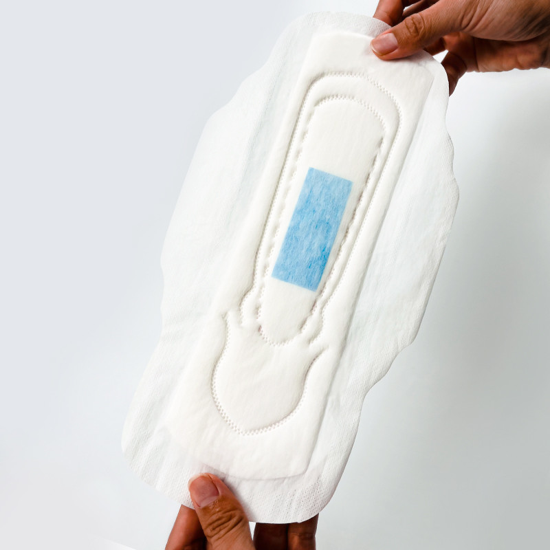 Winged Sanitary Napkins with soft cotton surface disposable sanitary pads for women