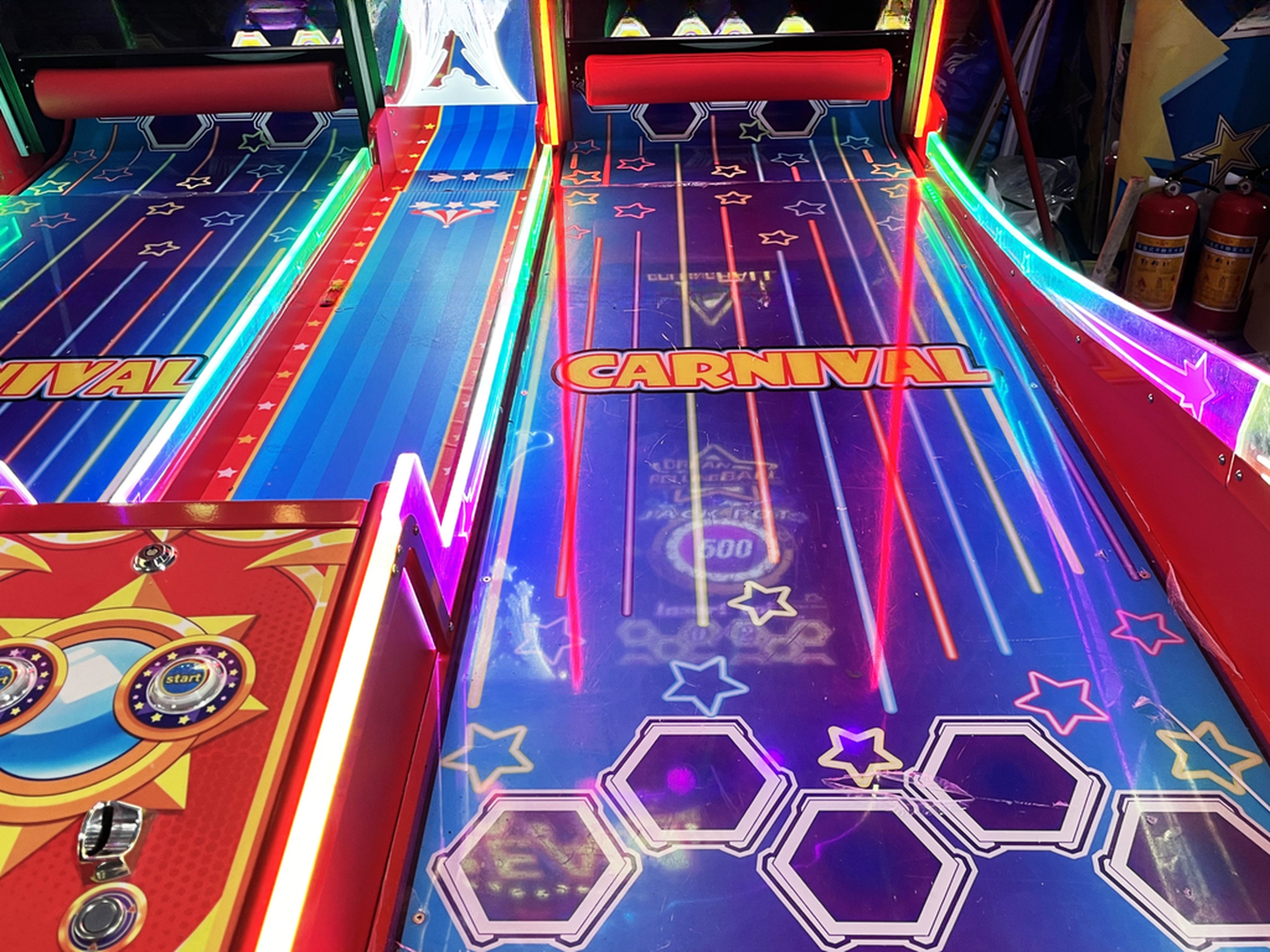 Coin operated crazy dream ball rolling redemption game machine for game center for sale