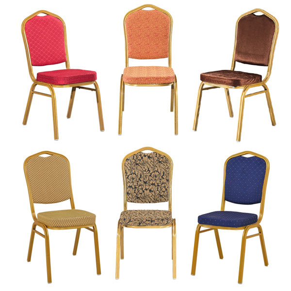 Wedding Stackable Ballroom Chair Rental Hotel Banquet Metal Party 46x56x93cm