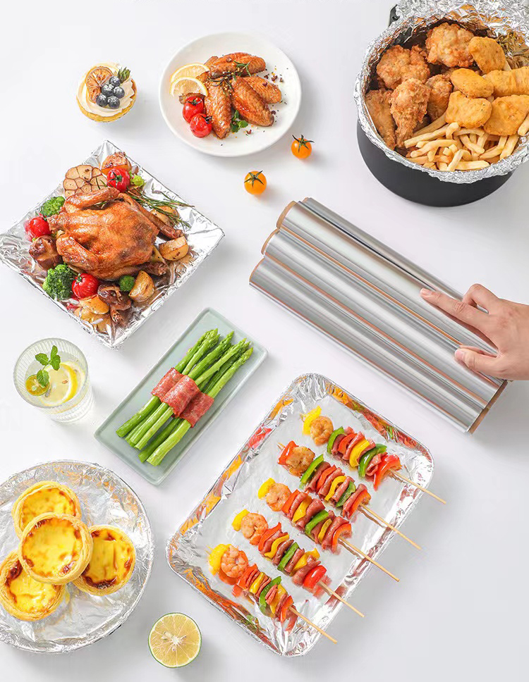 Customized Thickness Soft Temper Aluminum Foil Roll for Household Catering and Baking