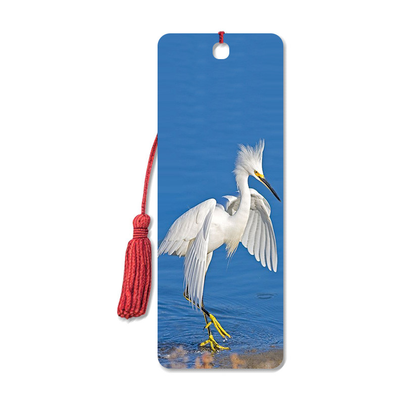 Birds Design 3D Lenticular Bookmark With Tassels Environmental 15.6X5.3cm