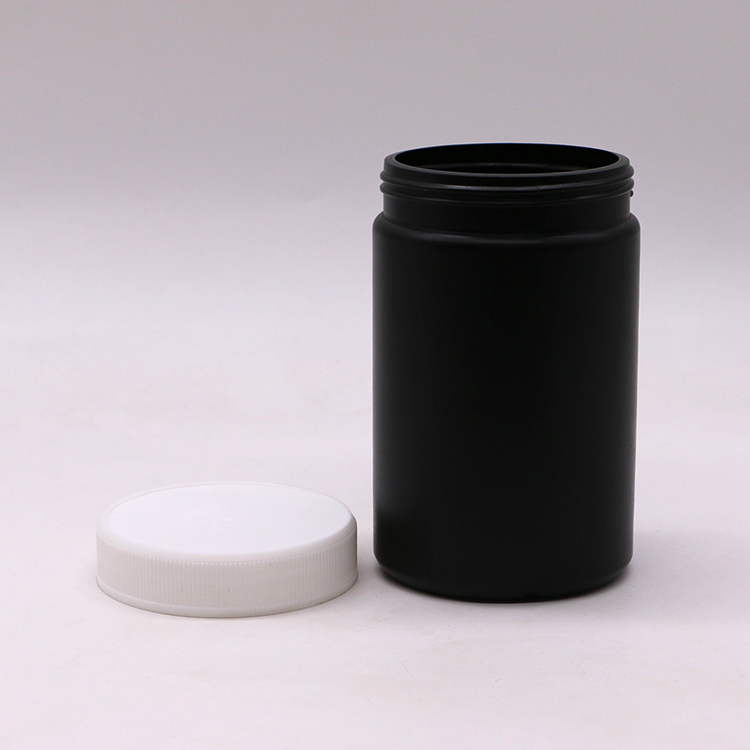 Medicine Industrial 250ml HDPE Customized Plastic Food Jar with Screw Cap and Heat Induction Liner