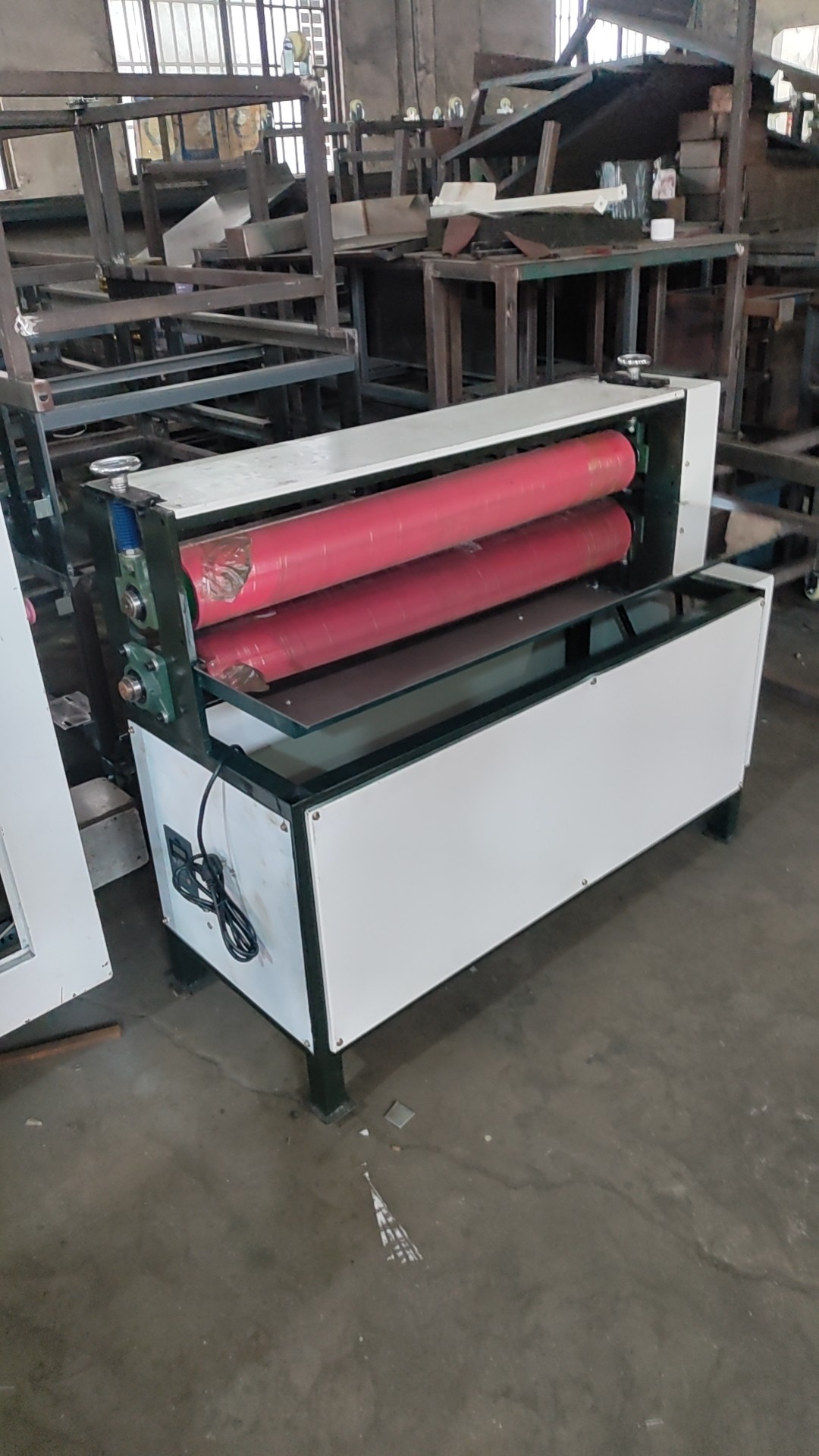 Single / Double Stick Roller Press Book Case Cover Leveler Paper Press Plastic Plate Flat Press
