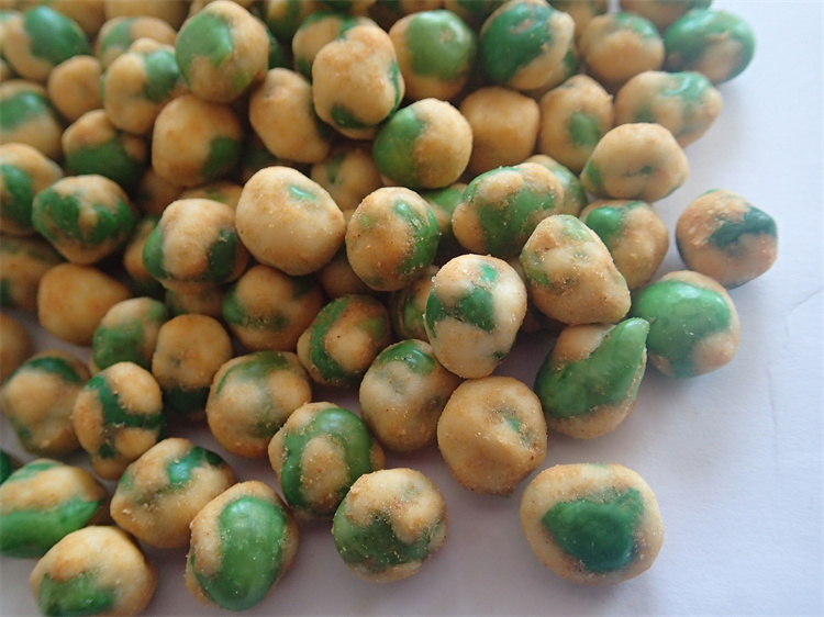 Chili Flavor Roasted Green Pea Spicy Coated Green Split Peas