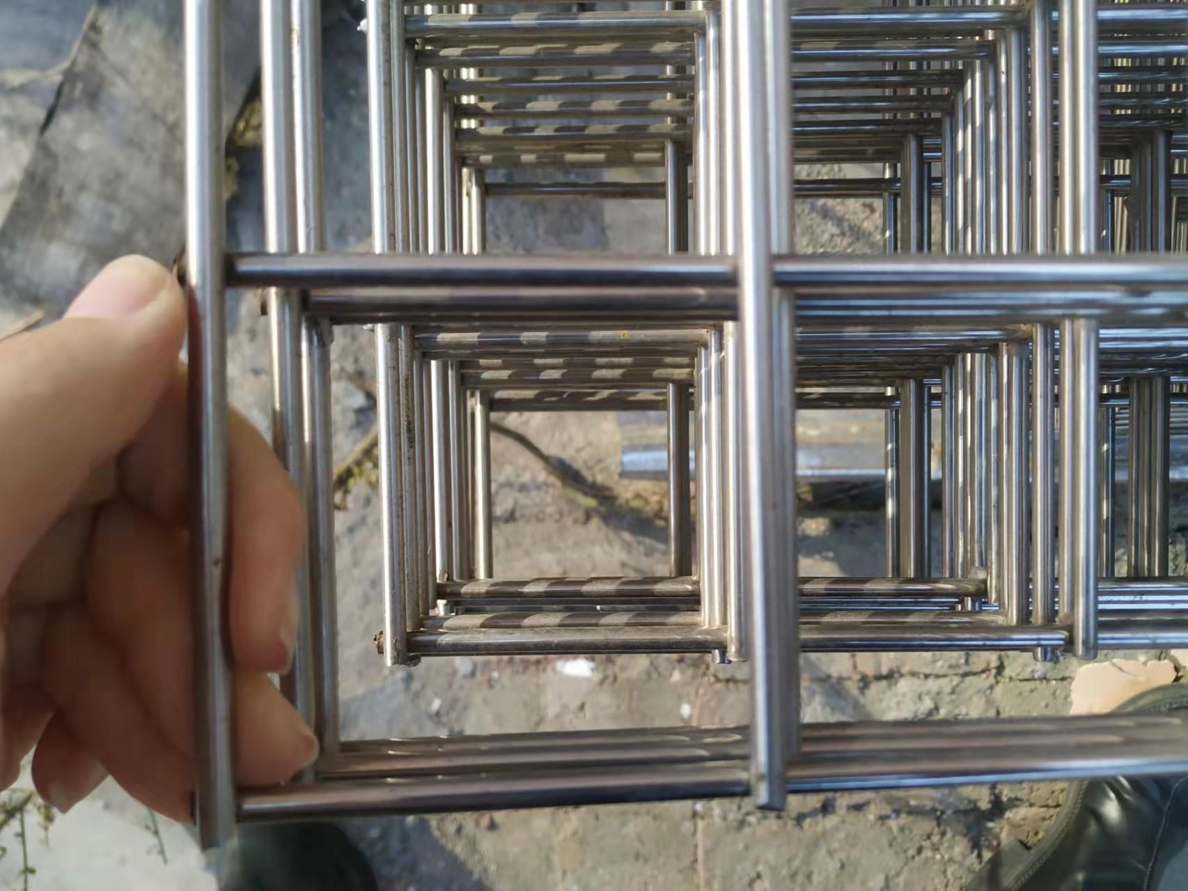 Custom Thickened 304 Stainless Steel Welded Wire Mesh Panel 1 M * 2 M Flat