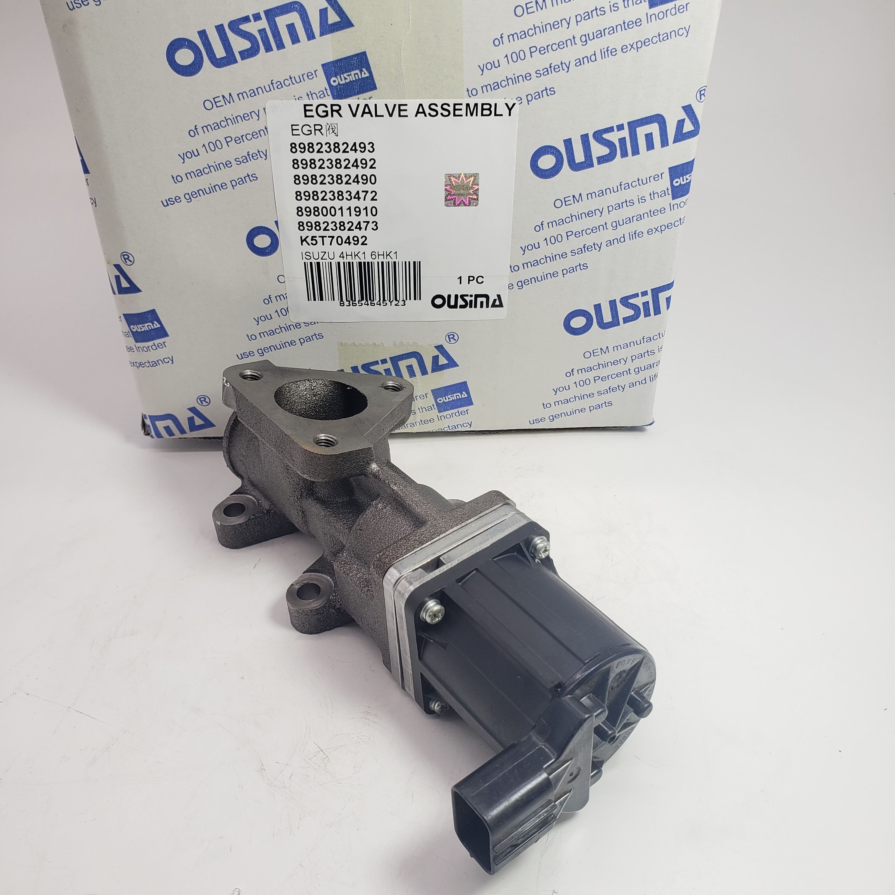 EGR Valve 8982382493 8982382492 8982382490 8982383472 8980011910 8982382473 K5T70492 For ISUZU 4HK1 6HK1
