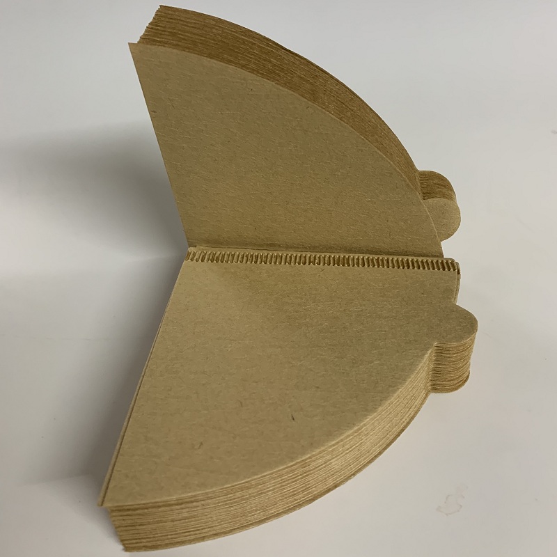 Disposable Natural Coffee Filter Papers V60 Cone Shaped Coffee Filters 100PCS Per Bag