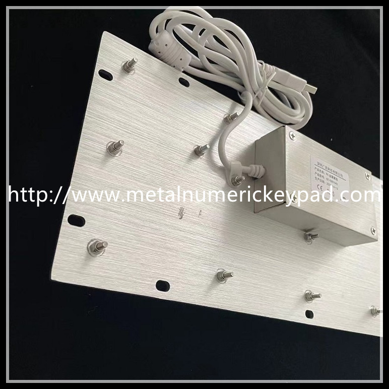 68 Key Stainless Steel Embedded Numeric Keypad USB Interface With FN Function