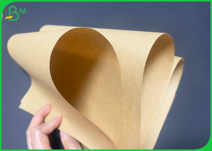 700mm Big Roll Food Grade Brown Kraft Paper 60gsm For Making Bread Bag