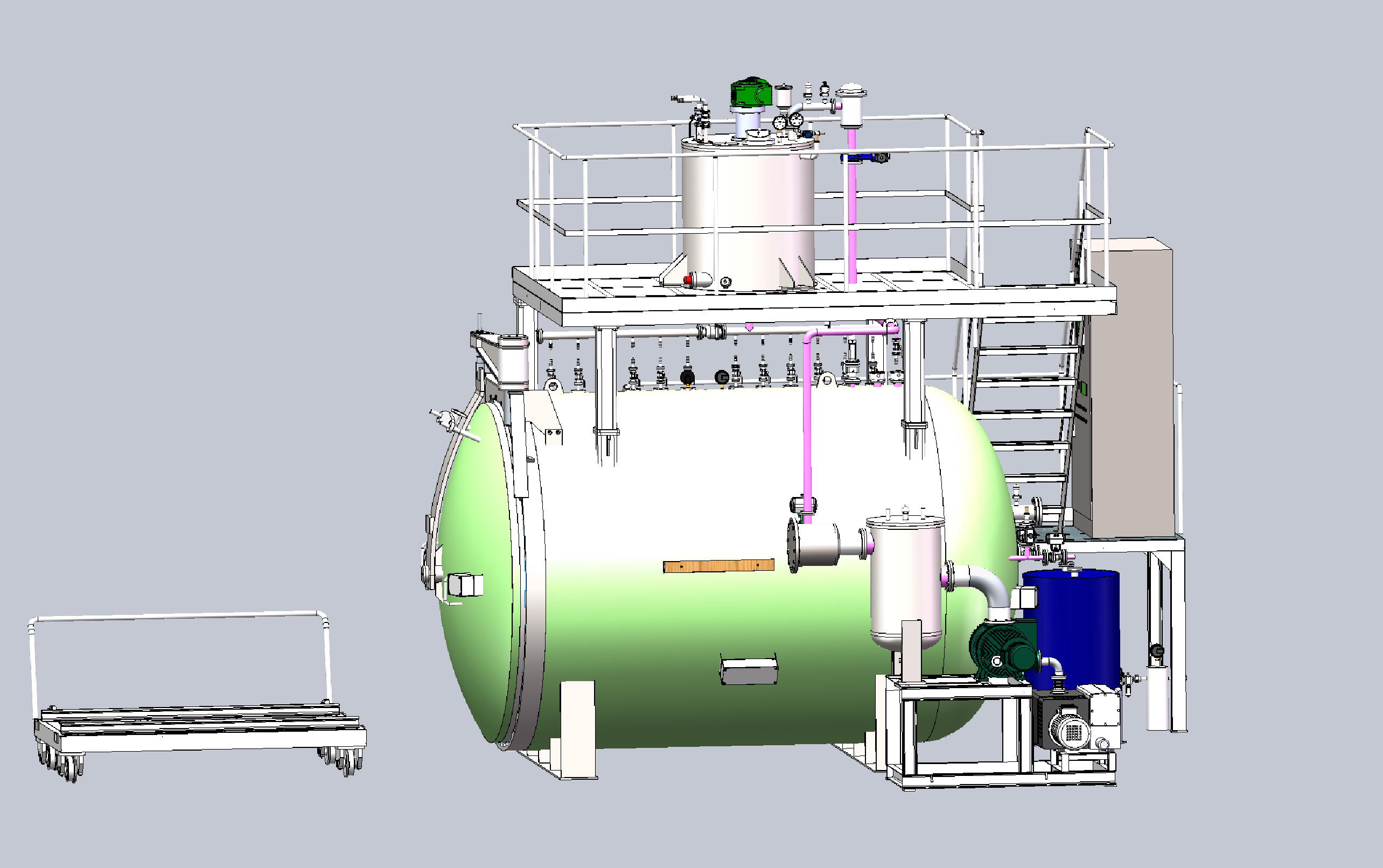 Automatic Powder Mixing Vacuum Pressure Casting for Epoxy Resin Filler
