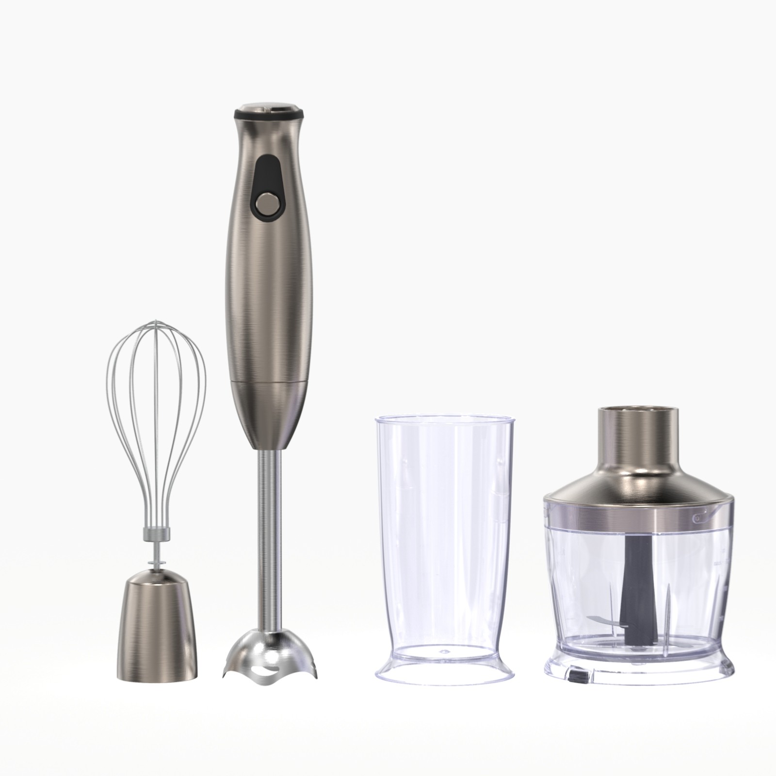 600W Stick Hand Blender 220V-240V Food Mixer High Power Stainless Steel Blade