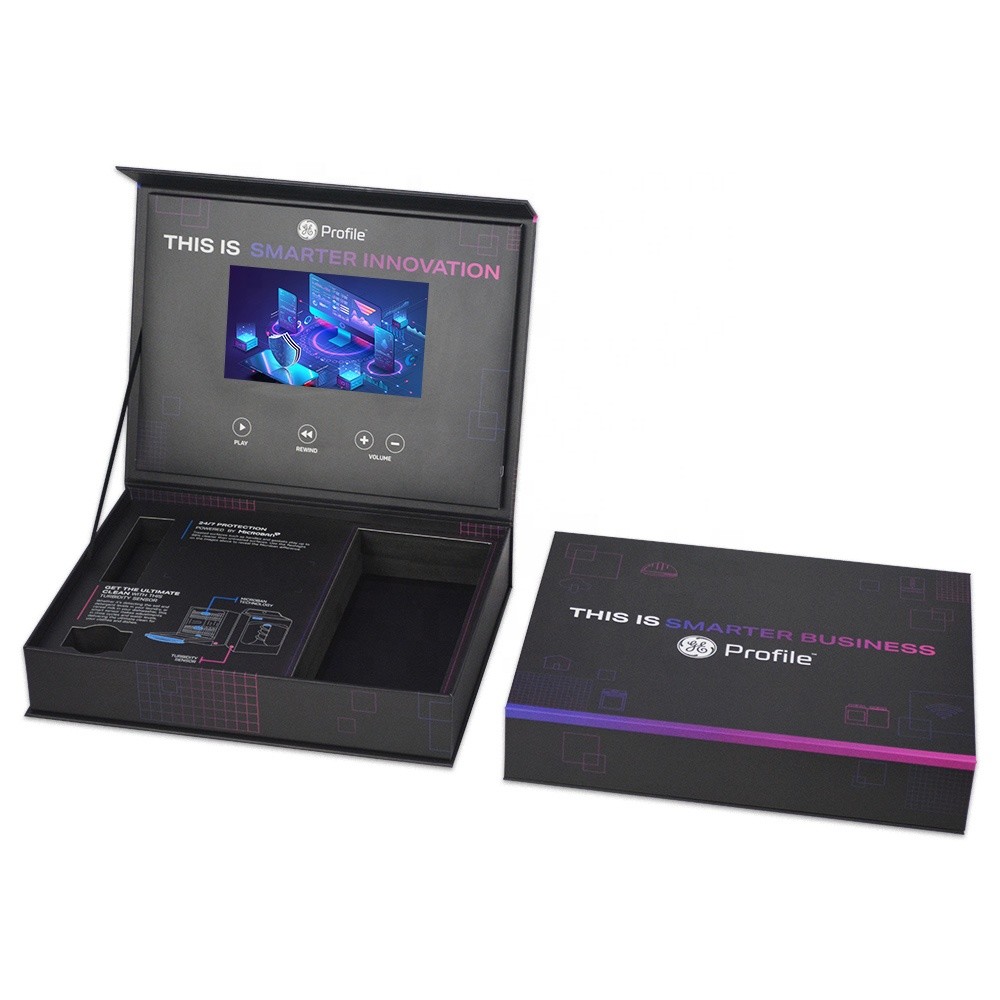 Customized 2.4''/2.8''/4.3'/5"/7'/10'' Tft Lcd Hd Led Advertising Video Box With Led Screen