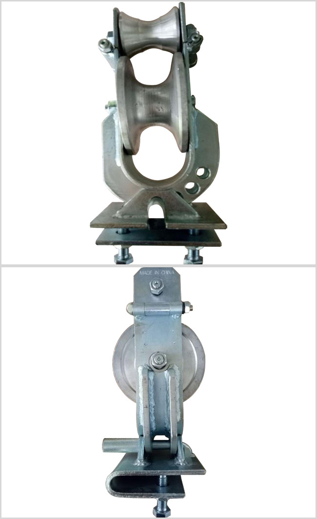 Stringing Equipment Rated Load 20kN Transmission Tools Aluminium Wheel Stringing Block