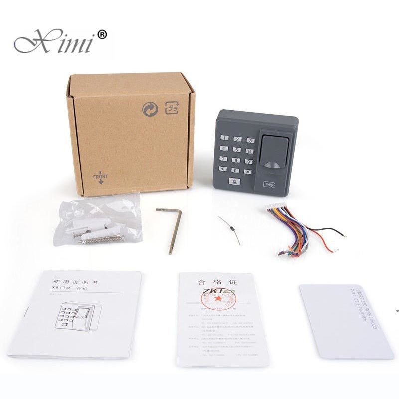 X6 Standalone Biometric Access Control System With RFID Card Reader