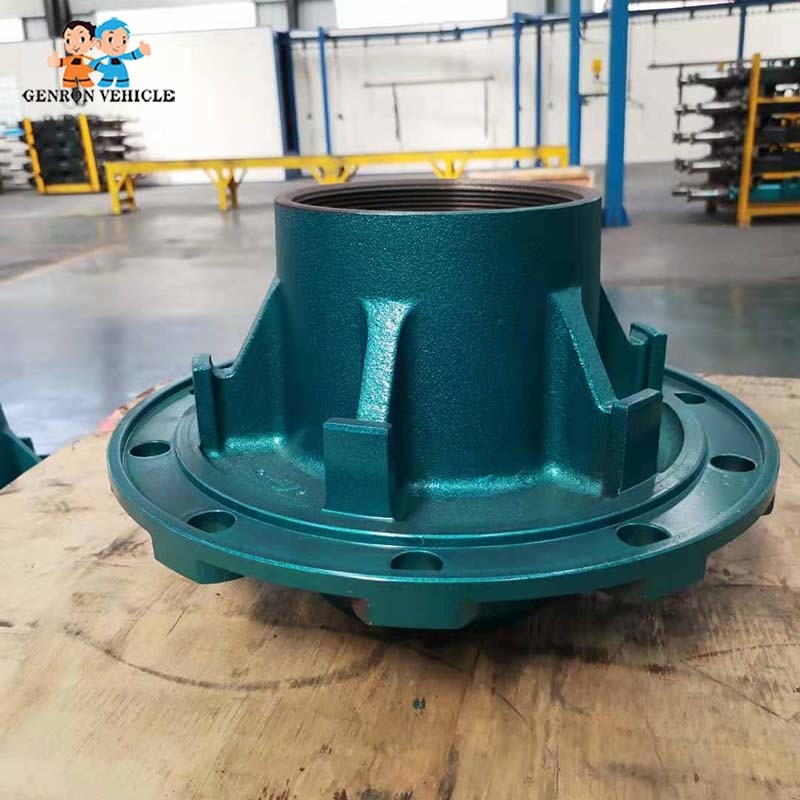 13t China Factory Trailer Axles Spare Parts Hub and Brake Drum for Sale Export to Philippine Malaysia Dubai