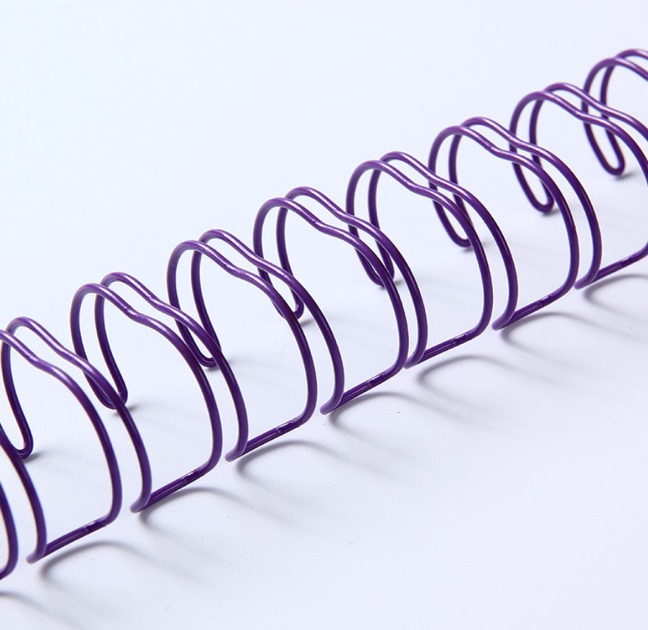 Dia0.7mm Double Loop Binding Wire Metal Material For Notebook