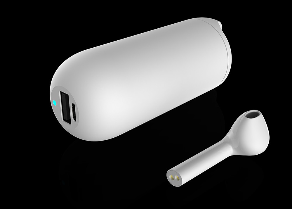 3300mah Power Bank Bluetooth Mono Earphone , 4.2 I9 Tws Mono Bluetooth Earbud