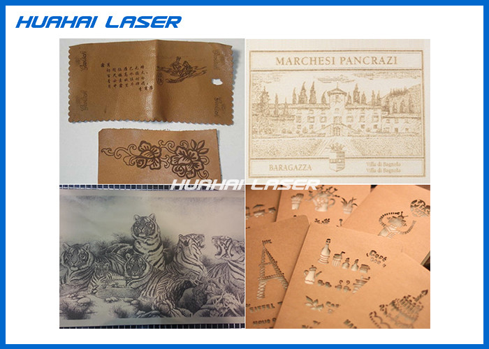 150W 3D Dynamic CO2 Laser Marking Machine For Invitation Card Shoes Soles Leather
