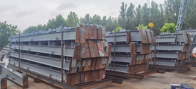 Economical Prefabricated Metal Warehouse Fast Constructionn Speed Rapid Installation Rate