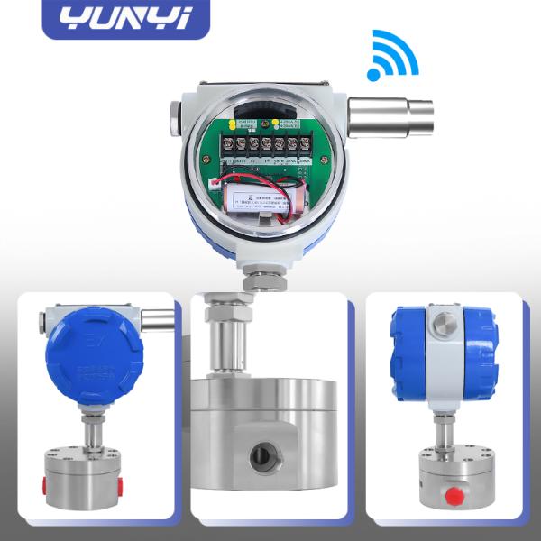 Yunyi Wireless Oval Gear Flow Sensor Hydraulic Oil Lubricant Viscosity 1000cP