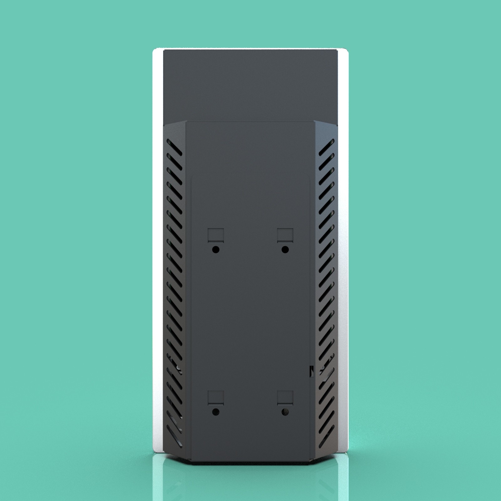 JP1111 Vertical Wall-Mounted Finger Vein & Face Recognition Visual Intercom Access Control Terminal 10.1-inch HD Display