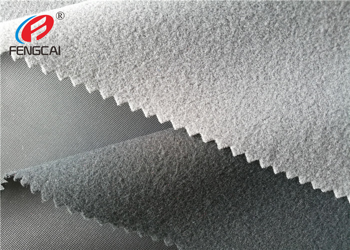 Clinquant Flannelette Polyester Tricot Knit Fabric For School Uniform Use