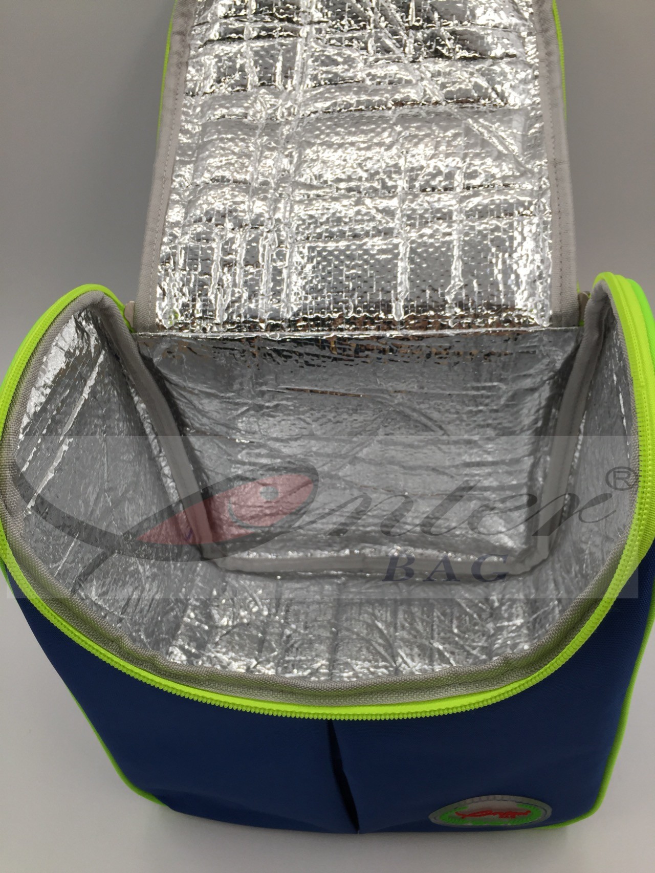 Small Blue 420D Polyester Outdoor Cooler Bag , Freezer Lunch Bag Multi Color