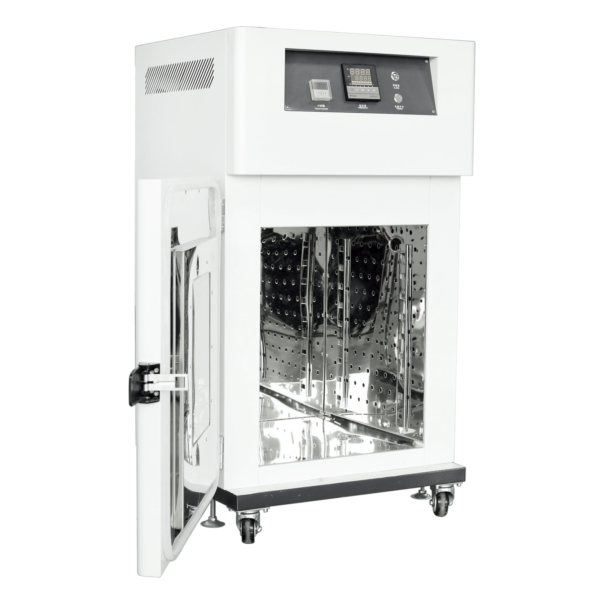 Lab Hot Air Circulation Drying Industrial Oven With Accuracy ±0.3 And 200℃-500℃