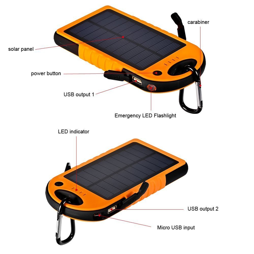 Cheap Solar Mobile Phone Charger 10000mAh solar charger