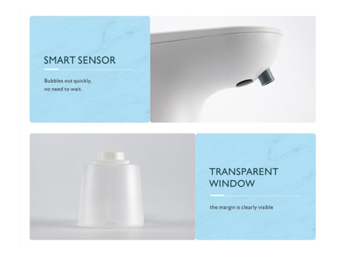 250ML Cute Automatic Soap Dispenser FCC OEM Sensor Foaming