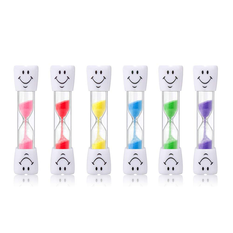Plastic Three Minute Sand Timer Hourglass Toothbrush Timer Traditional Design