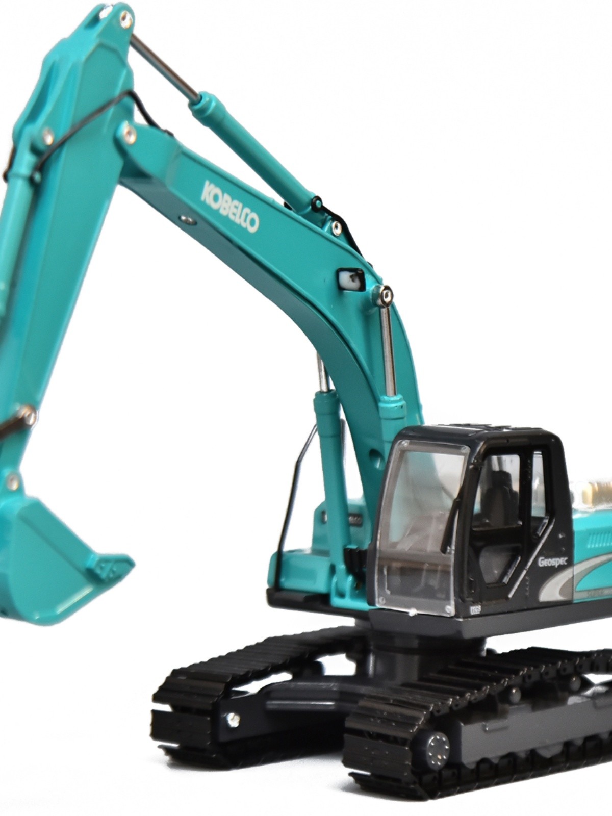 Shen Steel SK200 Excavator Model KOBELCO Original Simulation Metal Alloy Car Decoration Non-toys