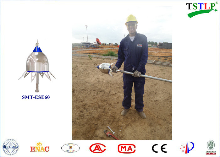 Reliable ESE Lightning Protection System 60μS In Advance Efficiency For Building