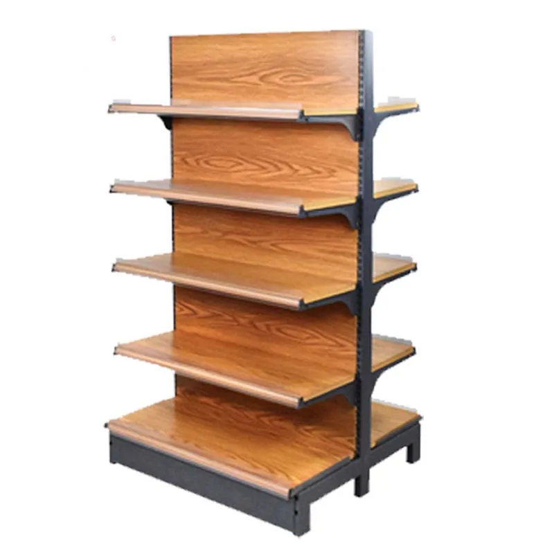 Factory custom color size metal gondolas para supermercado pharmacy gondola shelves