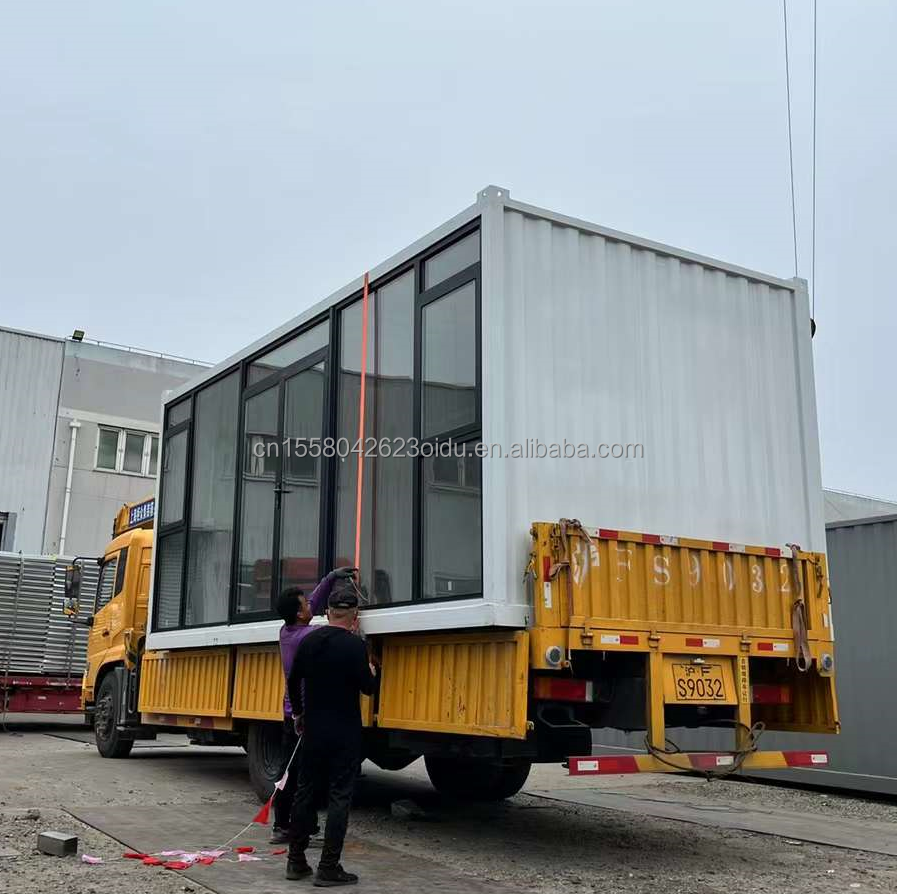 Customized Color Steel Frame Galvanized Steel Bending 180g Foldable Flat Pack Container House for Dormitory Accommodation