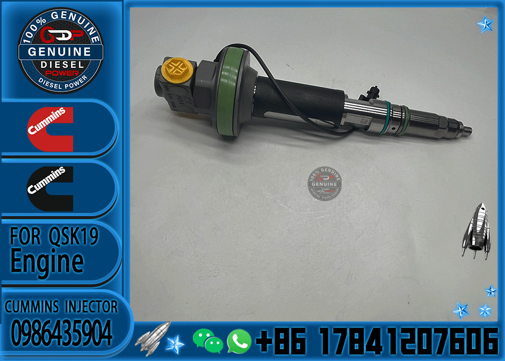 Genuine Fuel Injector Assembly 0986435615 0986435904 0986435901 F00BJ00006 FOOBJ00007 0986435903 For Qsk19 Engine