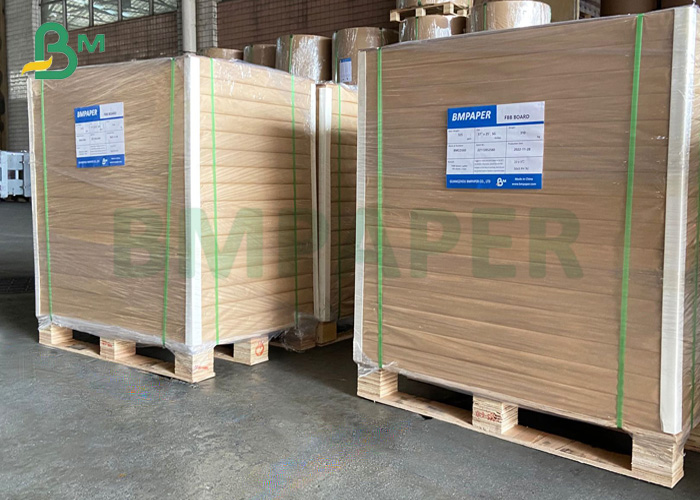 Moisture Resistant Non - Deformation 245g Virgin Brown Packing Kraft Paper
