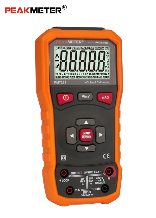 Digital Voltage Multifunction Process Calibrator With Loop Power INPIT V Measurement